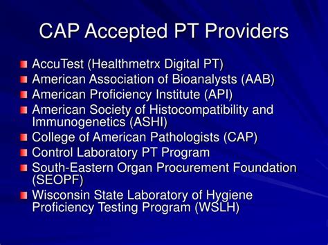 cap acceptable limits for analytes.